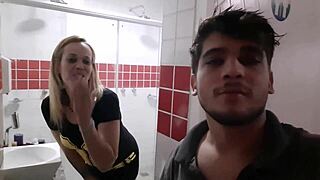 Blonde European pornstar Fada Mel with big tits and ass in 18-19 years