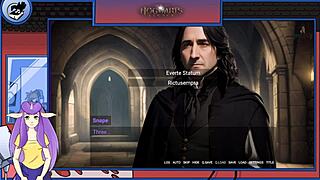 What naughty secrets hide in hogwarts with redhead cosplay?