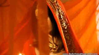 Exotic Rose performs sensual ritual dance of India