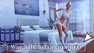 Futanari Stepmom Seduces Straight Daughter in Hentai Bang