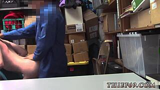 Is This Petite Teen Suspect Caught Red-Handed in Police Uniform Solo Act by Store Associate?