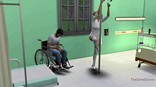 Nurse seduces and bangs patient while recording the steamy betrayal.