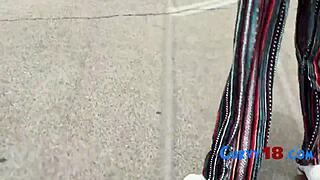 Hey, this curvy teen just loves skating and riding hard every day!