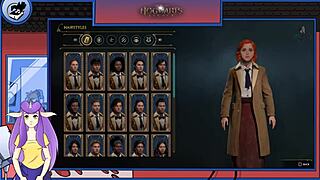 What naughty secrets hide in hogwarts with redhead cosplay?