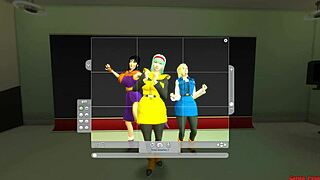 dragon ball hentai brings bulma, nro 18, and milk chichi in steamy cosplay photo sessions with hot wives for wild anime fun