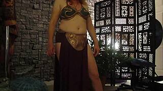 Hotwife Steffi Dances Pussy in Princess Costume