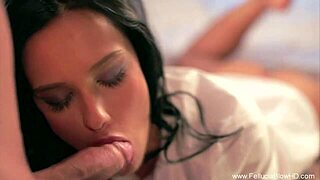 Stunning CFNM Blowjob Delivers Intense Facial Cumshot Action