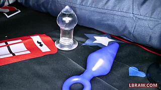 as ladyboy belle, i get my ass toyed with buttplug, licked, and fucked bareback