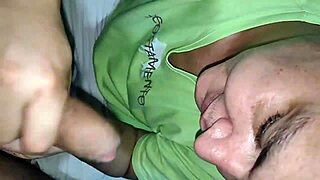 Hot gay action as I suck my delicious brother-in-law's throbbing cock hard!