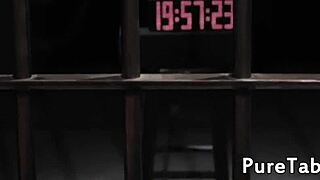 Cute girl gets facial after giving blow job