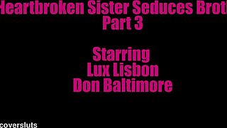 Heartbroken STEPSISTER SEDUCES stepbrother with HANDJOB part 3