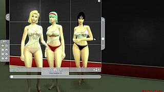 dragon ball hentai brings bulma, nro 18, and milk chichi in steamy cosplay photo sessions with hot wives for wild anime fun