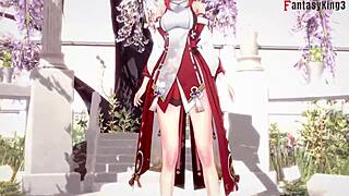 damn, yae miko sucking me pov in genshin impact fantasyking3 promo!
