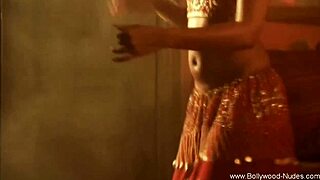 sexy belly dancer teases in erotic solo