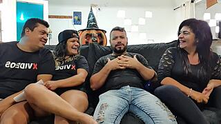 I interviewed this milf Taissa Winkler and the dancer Leo Fernandez, but I messed up the questions