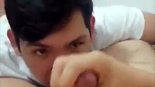 Peruvian gay deepthroats big cock first time.