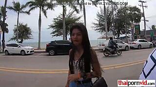 Young Thai Girl Rides Dude’s Big Hard Cock Cowgirl Style