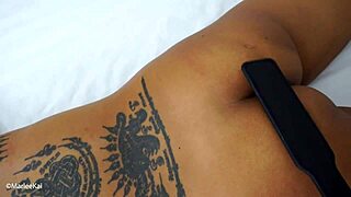 i did hot wax play tied up spanking for my asian girlfriend slut with cim finish