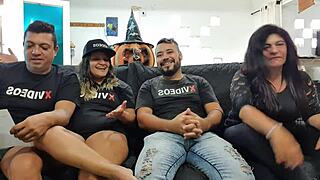 I interviewed this milf Taissa Winkler and the dancer Leo Fernandez, but I messed up the questions