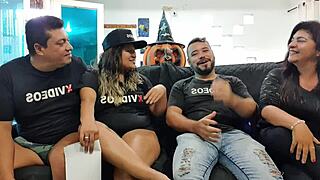 I interviewed this milf Taissa Winkler and the dancer Leo Fernandez, but I messed up the questions