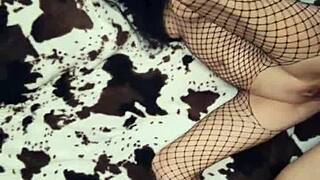 I had anal with my milf secretary in stockings