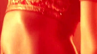 sexy belly dancer teases in erotic solo