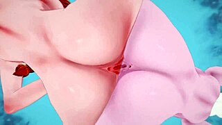 Anna warms elsa's pussy in lesbian frozen hentai orgasm 😍