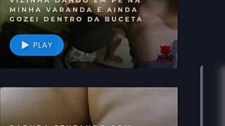 Balkonda Ebony Sikmek Ne Zevk!