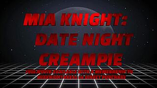 Mia Knight bends over for a huge creampie.