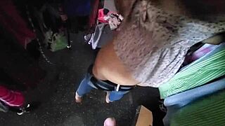 Young Asian Maid Cheats On Husband With Canadian Coworker In Clothing Store POV Anal