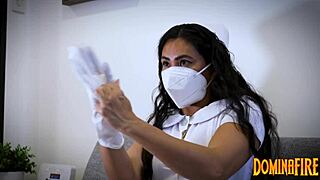 Gloves fetish asmr with latex and hospital nurse.