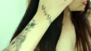 I watch naughty play with lollipop in her dripping wet pussy