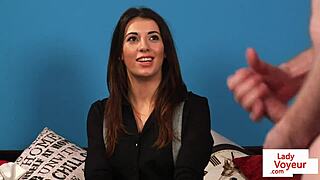 Classy Babe Instructs Her Sub Guy in Humiliating Domination Session. Watch Closely!