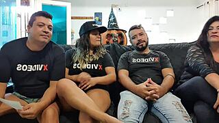 I interviewed this milf Taissa Winkler and the dancer Leo Fernandez, but I messed up the questions