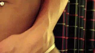 Hot Milf Nikita Von James In Fishnets Solo Play