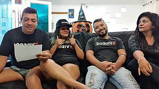 I interviewed this milf Taissa Winkler and the dancer Leo Fernandez, but I messed up the questions