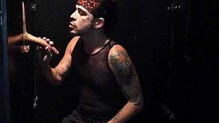 uhh, i’m like, so nervous bout this huge cock at glory hole, ya know?
