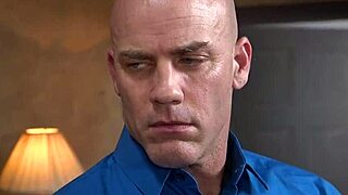 Blonde caught masturbating, then tied up for rough BDSM action