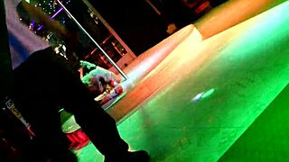 stripper teasing at ed's bar on titty tuesday in grafenwoehr 😜