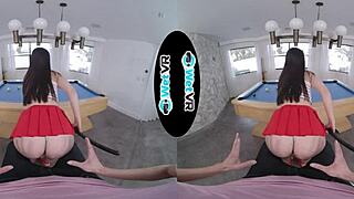Wetvr Pool Table Tease Fuck Vr Porn With April Valentino