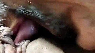 Intimate encounter of a real couple exploring their sexual desires
