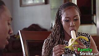 Intense black dinner orgy with big black cocks and cheating wives