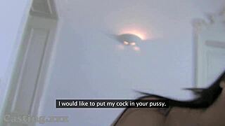 Wow, student sucks cock!