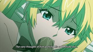 hey, wanna watch this cute hentai girl get wild in uncensored action?