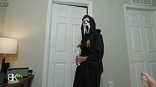 Halloween roleplay surprise with Ghostface in full 4K