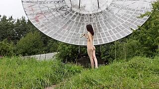 Public Nude Shoot Near Old Space Radar