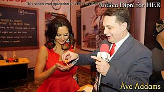 Ava Addams teases, Like my boobs, Andrea Diprè? Want to play with them?