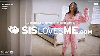 Yo, this tiny Latina got her tight pussy wrecked for pranking her stepbro! 😜