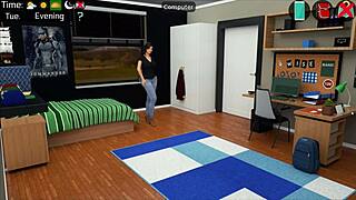 15 - milfy city - v0 6e - part 15 - boris has erection in front of his older stepsister dubbing