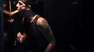 uhh, i’m like, so nervous bout this huge cock at glory hole, ya know?